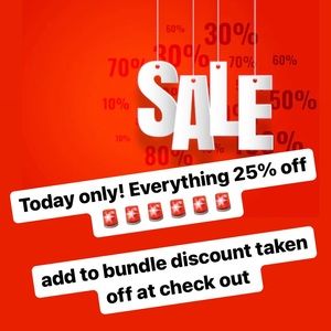 25% off entire closet! SALE!